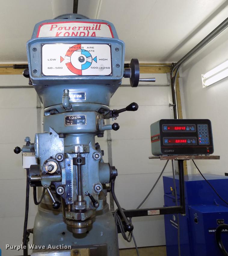 image for item DZ9600 Kondia Power Mill vertical milling machine