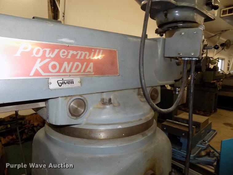 image for item DZ9600 Kondia Power Mill vertical milling machine