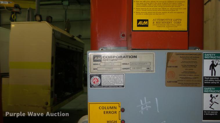 image for item EH9121 ALM WE-18 automotive lift system