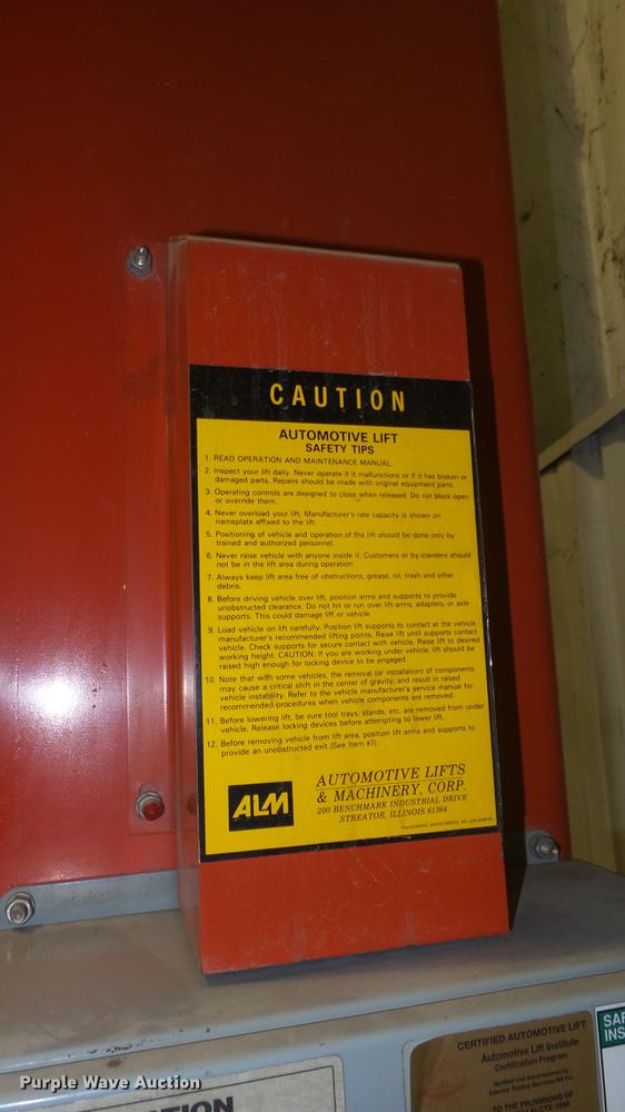 image for item EH9121 ALM WE-18 automotive lift system
