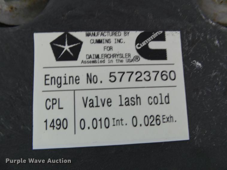 image for item EM9028 2008 Cummins 6.7L L6 turbo diesel engine