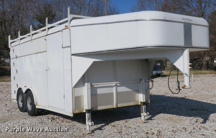 image for item EO9431 2014 Calico enclosed cargo trailer