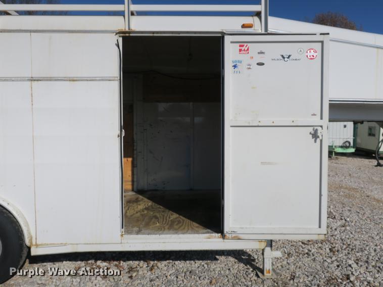 image for item EO9431 2014 Calico enclosed cargo trailer