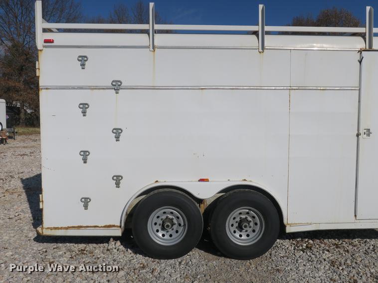 image for item EO9431 2014 Calico enclosed cargo trailer