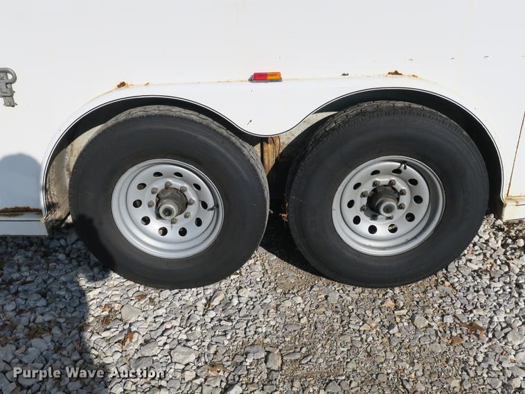 image for item EO9431 2014 Calico enclosed cargo trailer