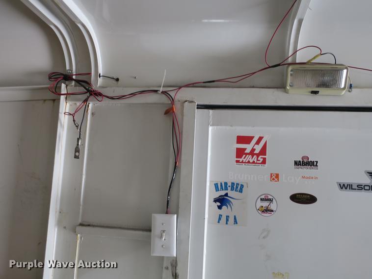 image for item EO9431 2014 Calico enclosed cargo trailer