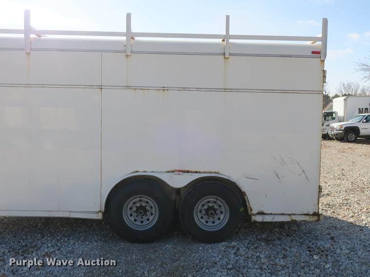 image for item EO9431 2014 Calico enclosed cargo trailer