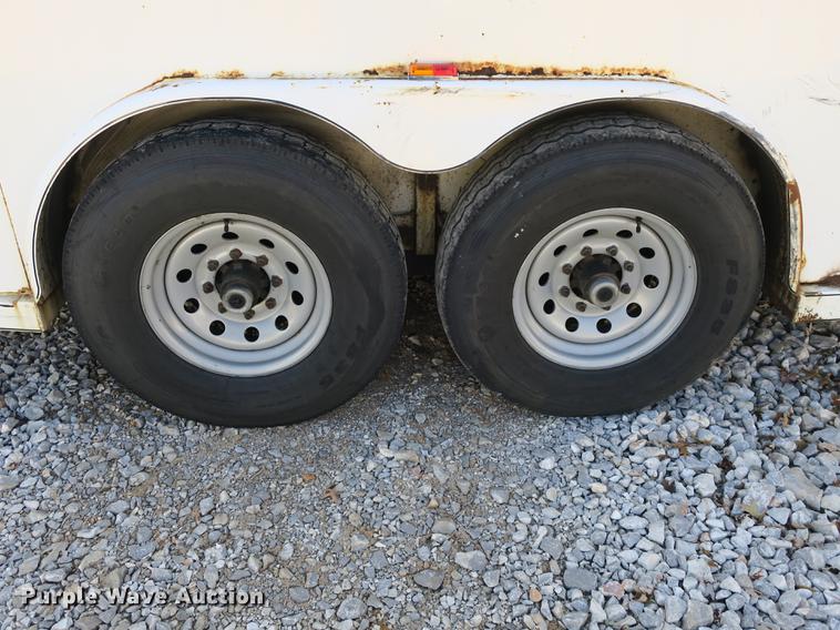 image for item EO9431 2014 Calico enclosed cargo trailer