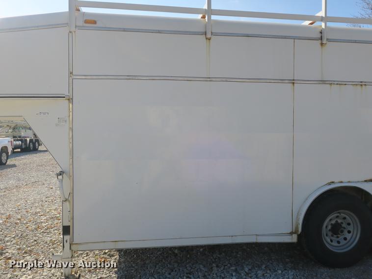 image for item EO9431 2014 Calico enclosed cargo trailer