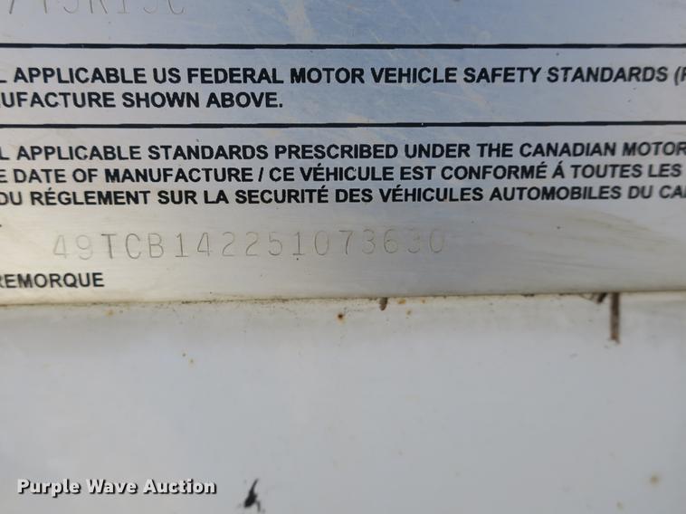 image for item EO9434 2005 Contract Mfg enclosed cargo trailer