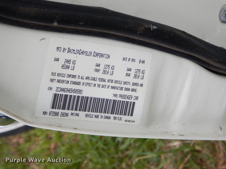 image for item EO9724 2005 Chrysler 300C