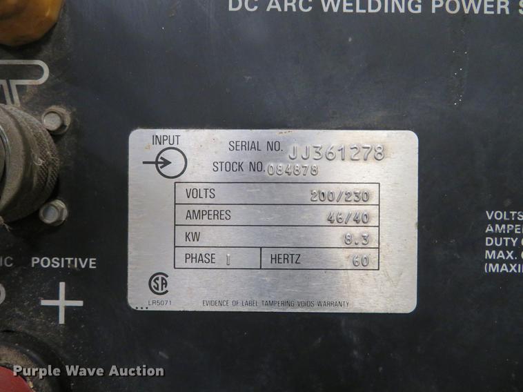 image for item EV9542 Miller Spoolmate 200 welder