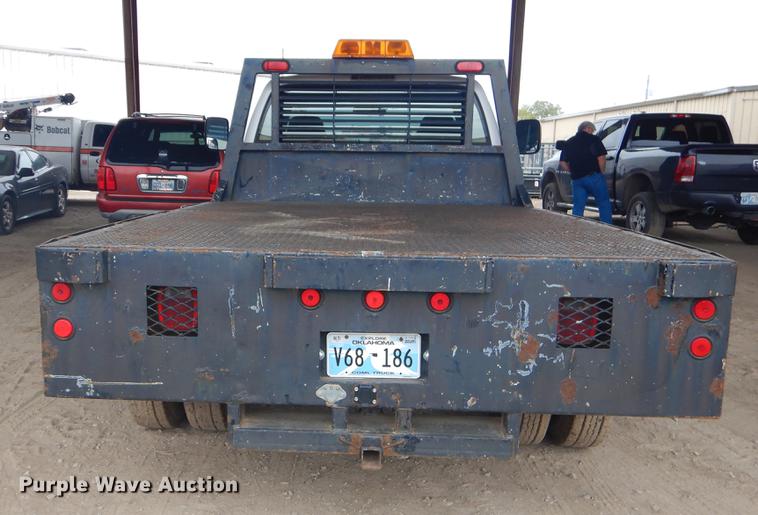 image for item EW9531 2002 Dodge Ram 3500 Laramie SLT flatbed pickup truck