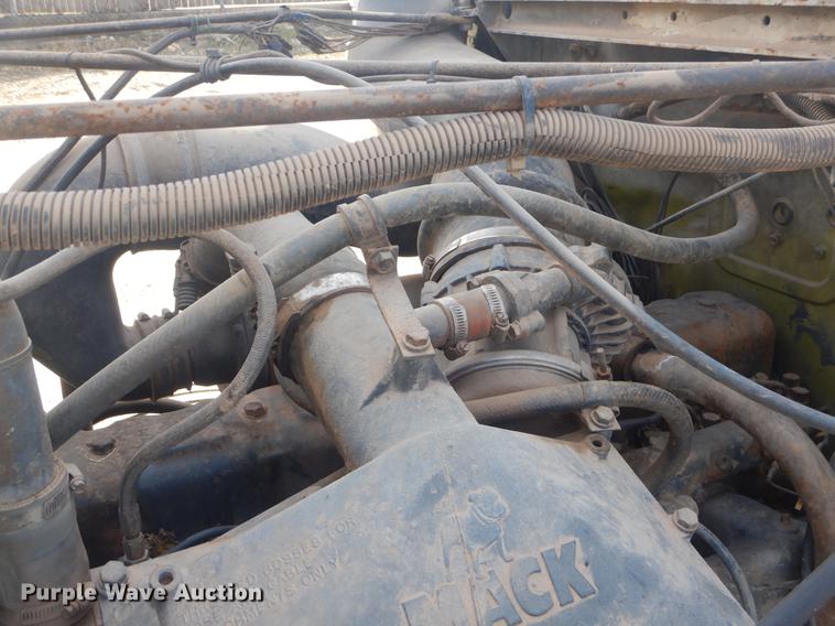 image for item EW9730 1981 Mack RS686LST roll-off container truck