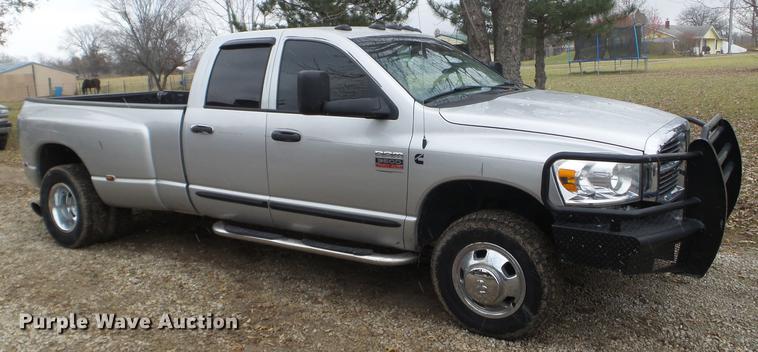 image for item EW9805 2007 Dodge Ram 3500HD Big Horn Quad Cab pickup truck