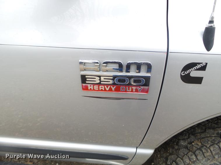 image for item EW9805 2007 Dodge Ram 3500HD Big Horn Quad Cab pickup truck