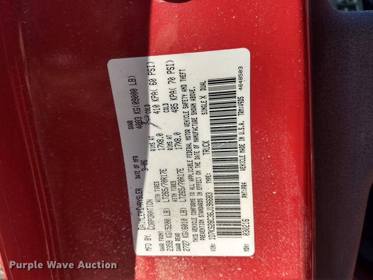 image for item FE9268 2006 Dodge Ram 2500 Lone Star Quad Cab pickup truck