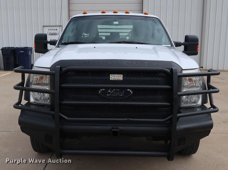 image for item FE9540 2011 Ford F550 Crew Cab flatbed truck