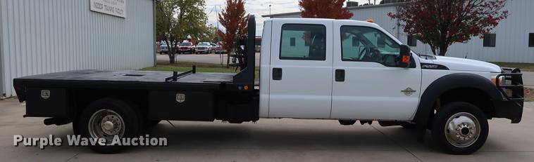 image for item FE9540 2011 Ford F550 Crew Cab flatbed truck