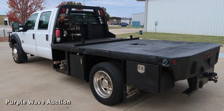 image for item FE9540 2011 Ford F550 Crew Cab flatbed truck