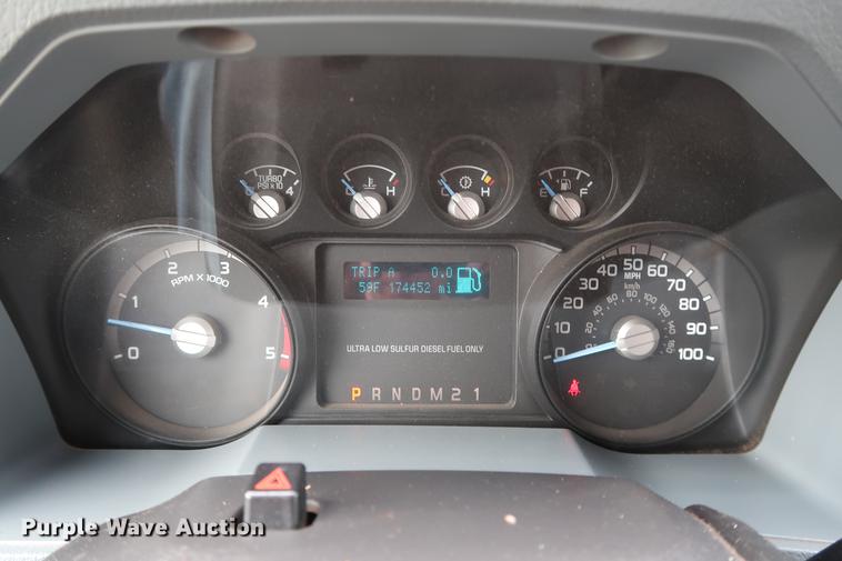 image for item FE9540 2011 Ford F550 Crew Cab flatbed truck