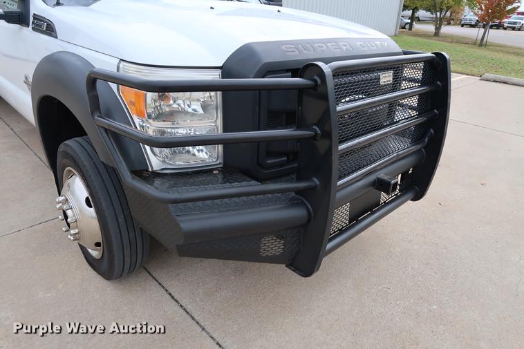 image for item FE9540 2011 Ford F550 Crew Cab flatbed truck