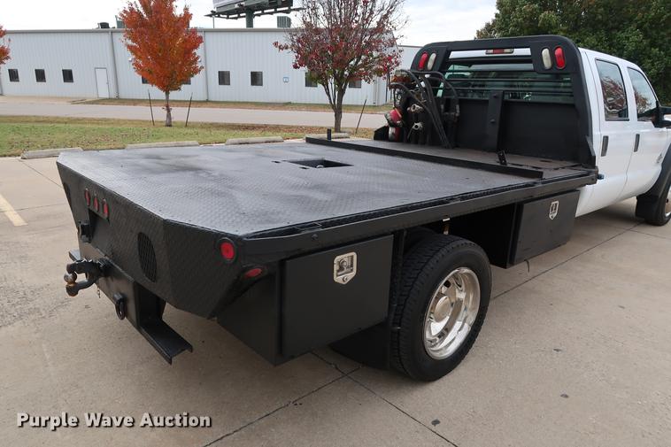 image for item FE9540 2011 Ford F550 Crew Cab flatbed truck