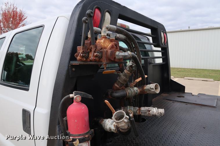 image for item FE9540 2011 Ford F550 Crew Cab flatbed truck