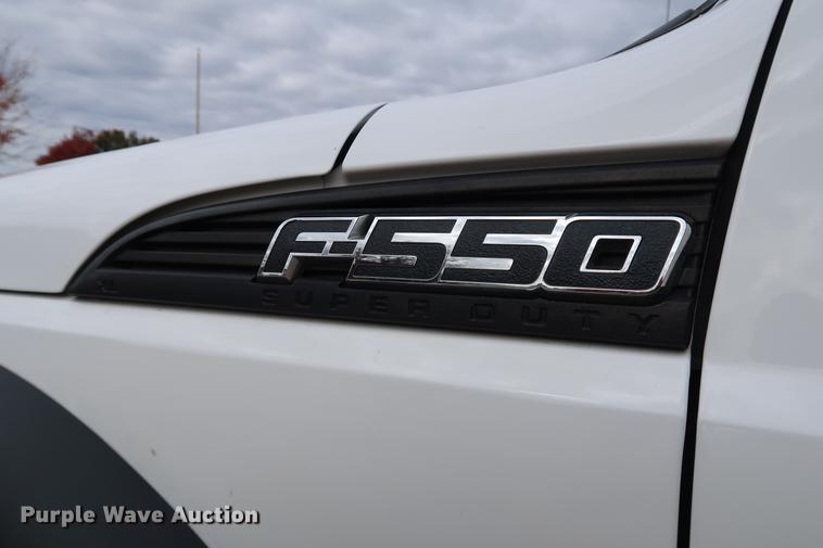 image for item FE9540 2011 Ford F550 Crew Cab flatbed truck