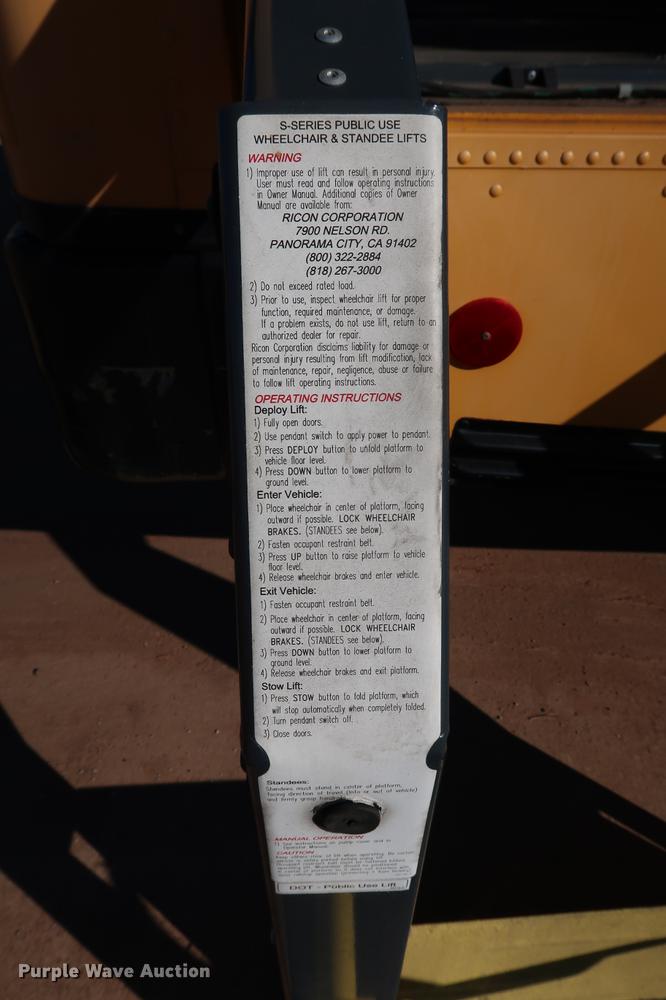 image for item FE9541 2009 Blue Bird Vision Handy Bus school bus