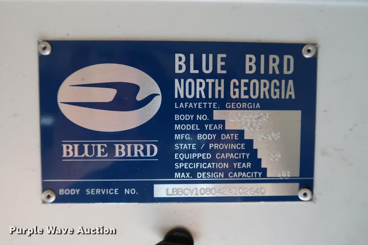 image for item FE9541 2009 Blue Bird Vision Handy Bus school bus