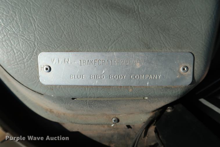 image for item FE9541 2009 Blue Bird Vision Handy Bus school bus