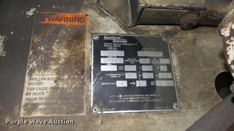 image for item FI9327 Gardner Denver EBERGF compressor