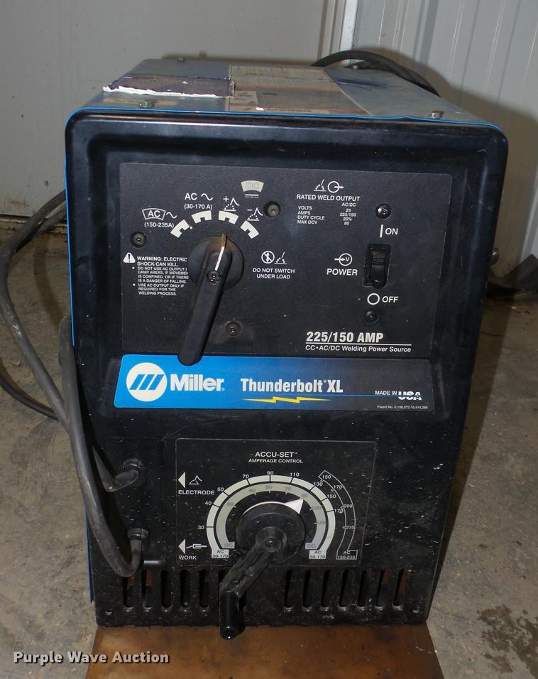 Miller Thunderbolt XL welder in Lyons, KS | Item FI9412 sold | Purple Wave