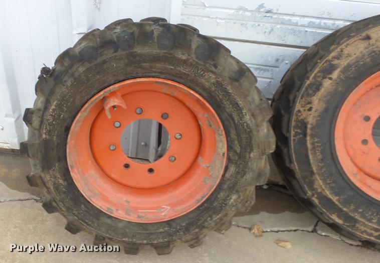 image for item FI9417 (6) 10-16.5 skid steer tires and wheels