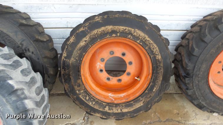 image for item FI9417 (6) 10-16.5 skid steer tires and wheels