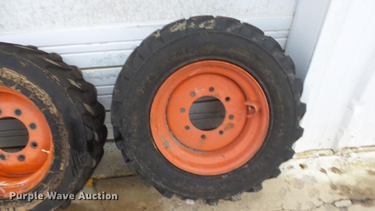 image for item FI9417 (6) 10-16.5 skid steer tires and wheels