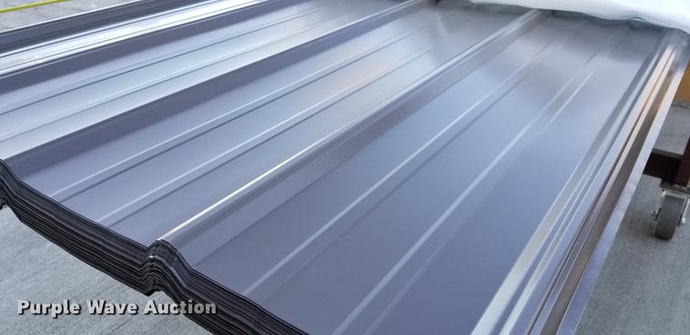 image for item G1412 (45) sheets of metal roofing/siding