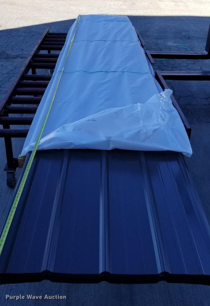 image for item G1412 (45) sheets of metal roofing/siding