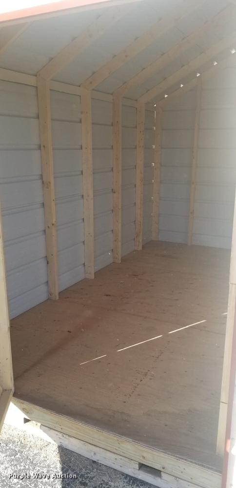 image for item G1413 8x12 metal storage shed