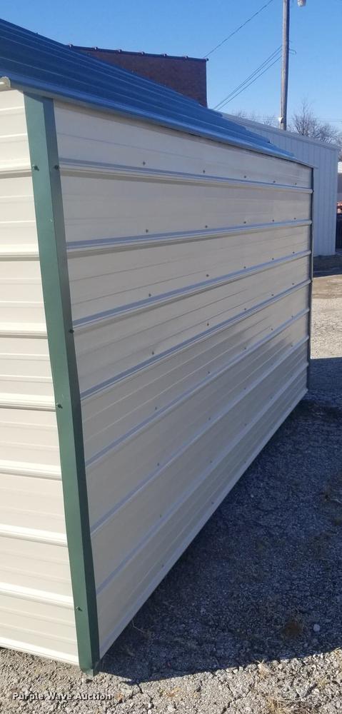 image for item G1413 8x12 metal storage shed