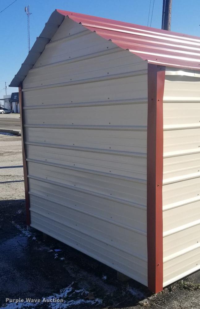 image for item G1414 8x12 metal storage shed