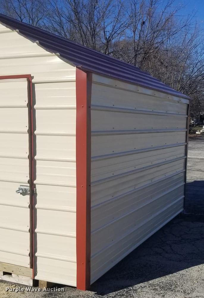 image for item G1414 8x12 metal storage shed