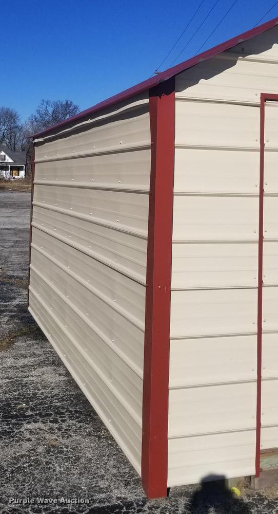 image for item G1414 8x12 metal storage shed