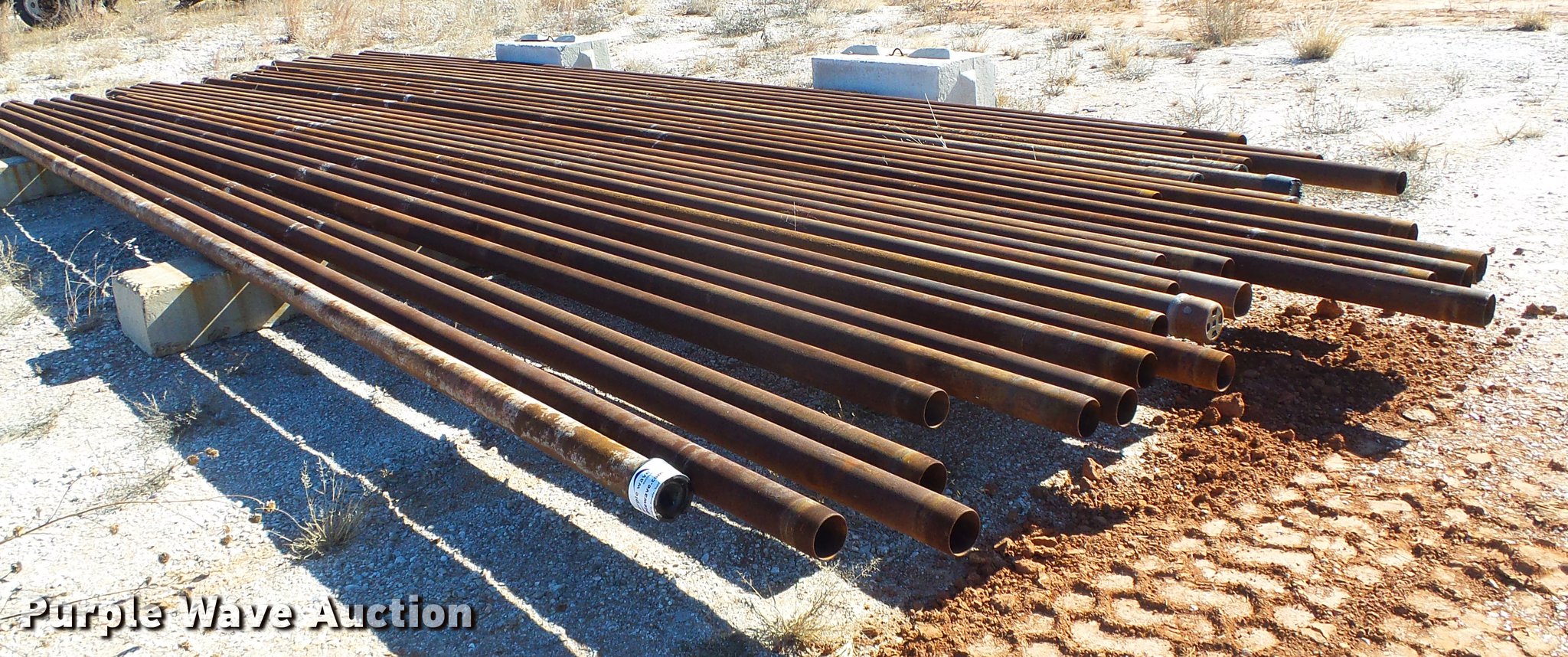 Approximately 30 sticks of 4.5" oilfield pipe in Woodward, OK Item