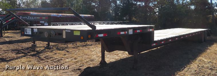 image for item BU9987 2005 Neville Built drop deck equipment trailer