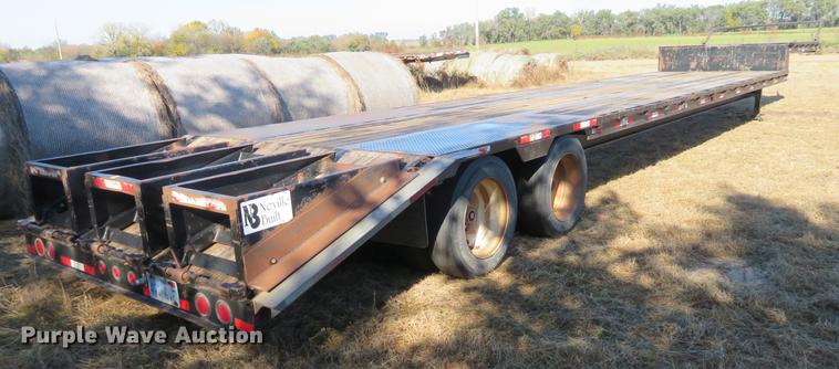 image for item BU9987 2005 Neville Built drop deck equipment trailer