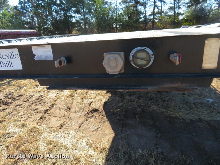 image for item BU9987 2005 Neville Built drop deck equipment trailer