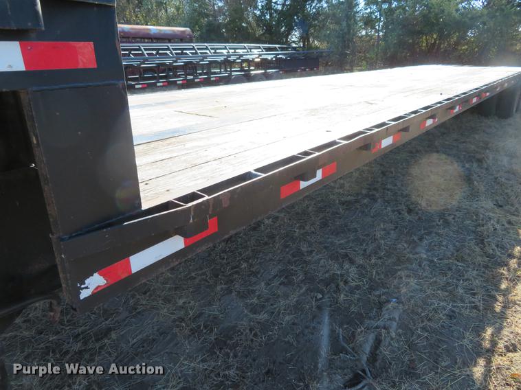 image for item BU9987 2005 Neville Built drop deck equipment trailer