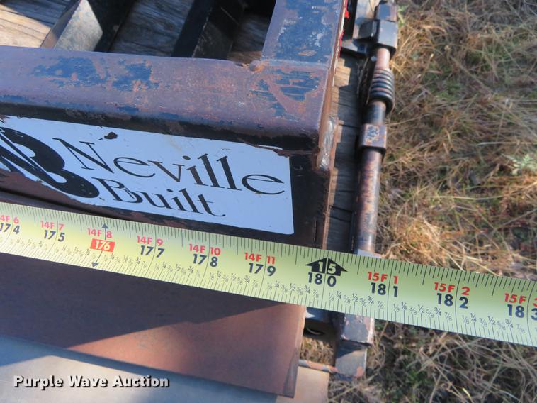 image for item BU9987 2005 Neville Built drop deck equipment trailer
